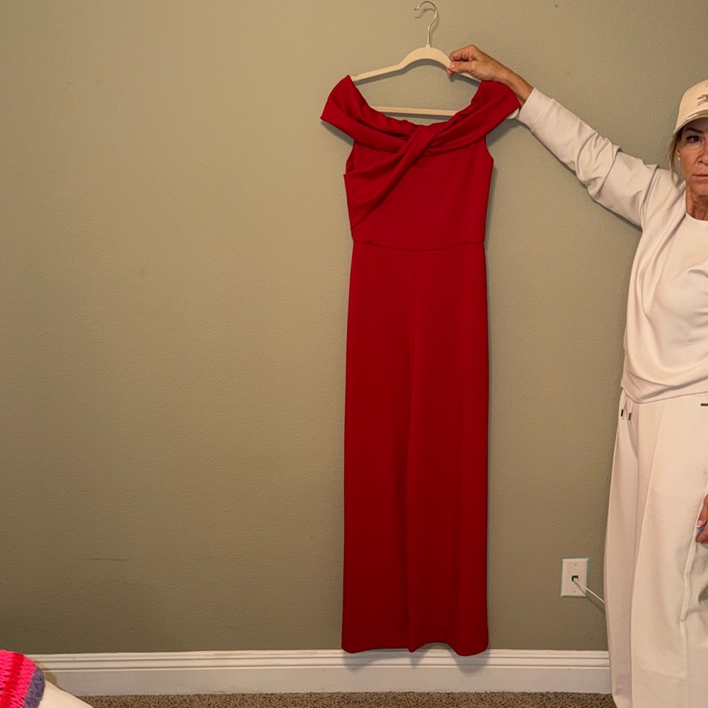 Black Halo by Lauren Berman Wide Leg Jumpsuit